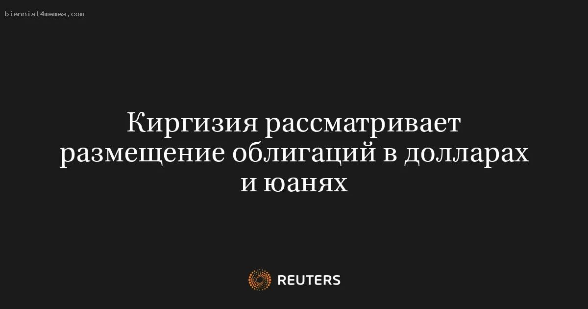 
								Киргизия рассматривает размещение облигаций в долларах и юанях			