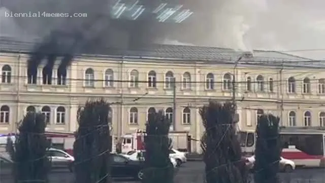 В военном госпитале в Туле произошел пожар