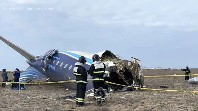 
								«Азербайджанские авиалинии» заявили о «внешнем воздействии» на упавший в Казахстане самолет			